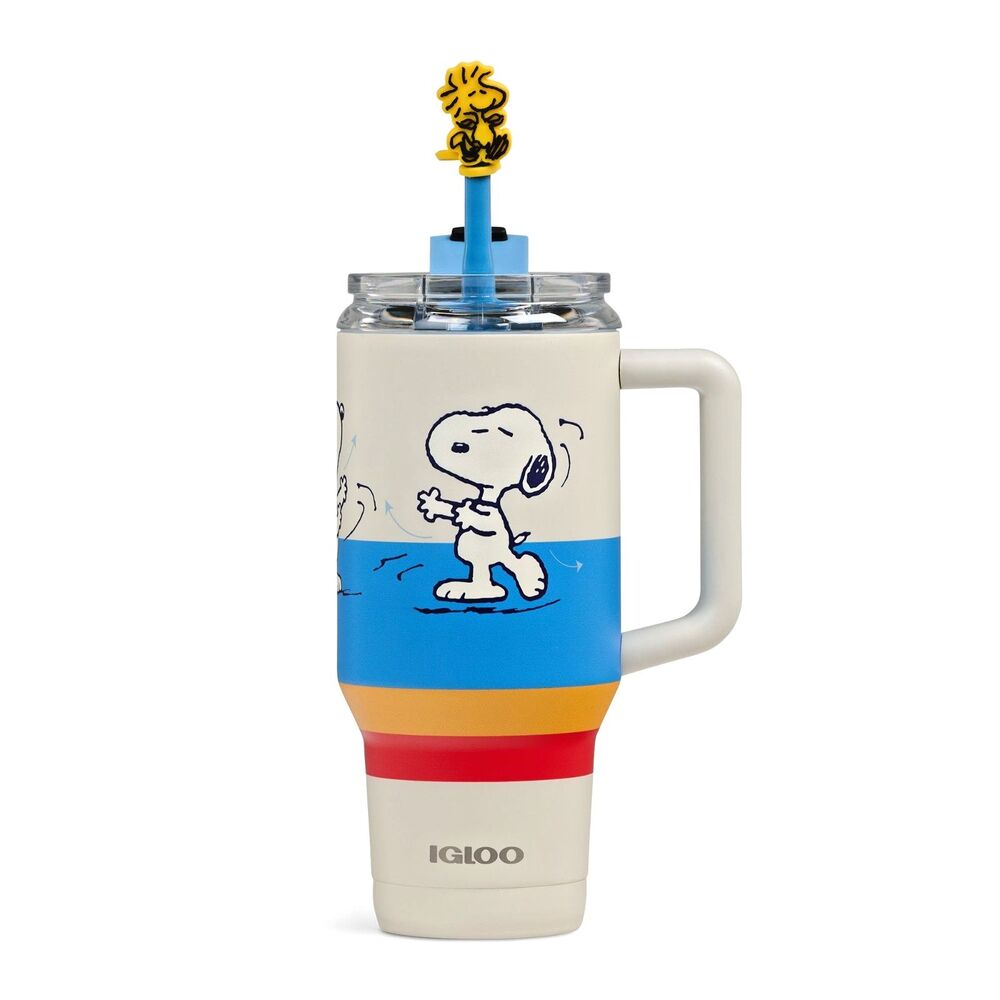 NEW IGLOO Peanuts Snoopy Tumbler Travel Mug Cup 32 FL OZ